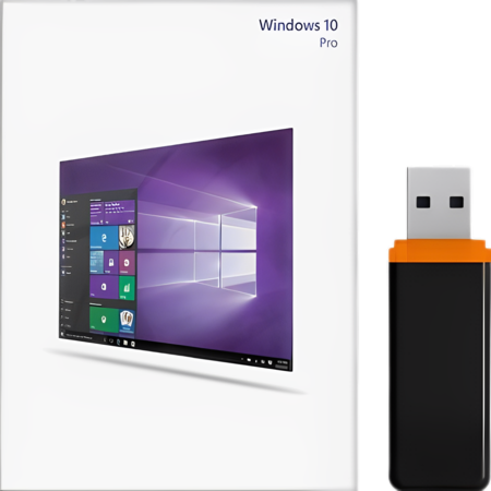 Microsoft Windows 10 Pro USB Stick Bootstick Lizenz Key